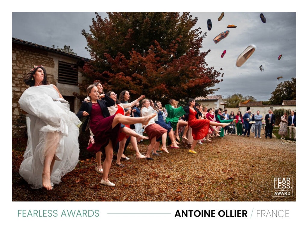 nouvelle photo primée aux Fearless award pour cette image réalisée sur un mariage en Charente