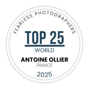 Antoine OLLIER classé dans les 25 meilleurs photographes de mariage du monde en 2025 selon Fearless