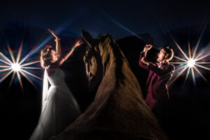 Couple de mariés au domaine de la Fontchaudière en Charente (16)